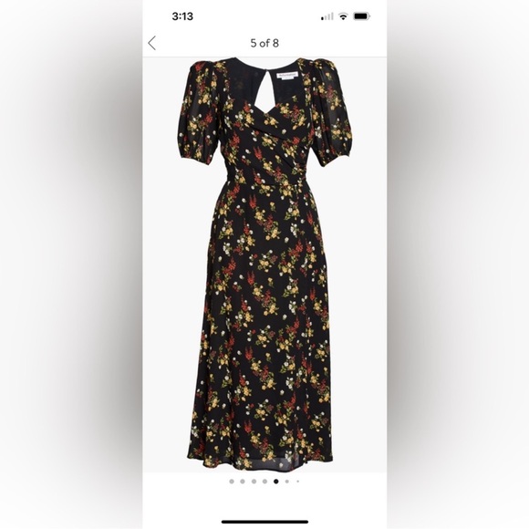 Reformation Vionette Midi Dress in Wildflower - Picture 2 of 8